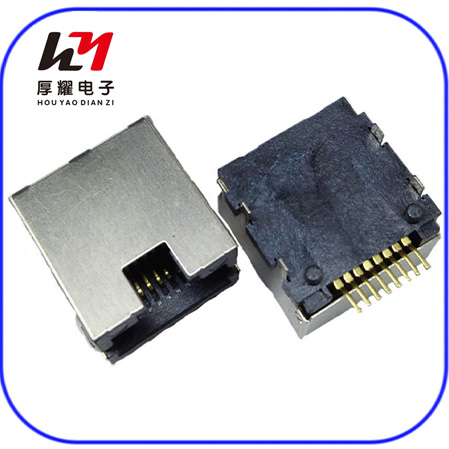 RJ45-8P8C前插后贴